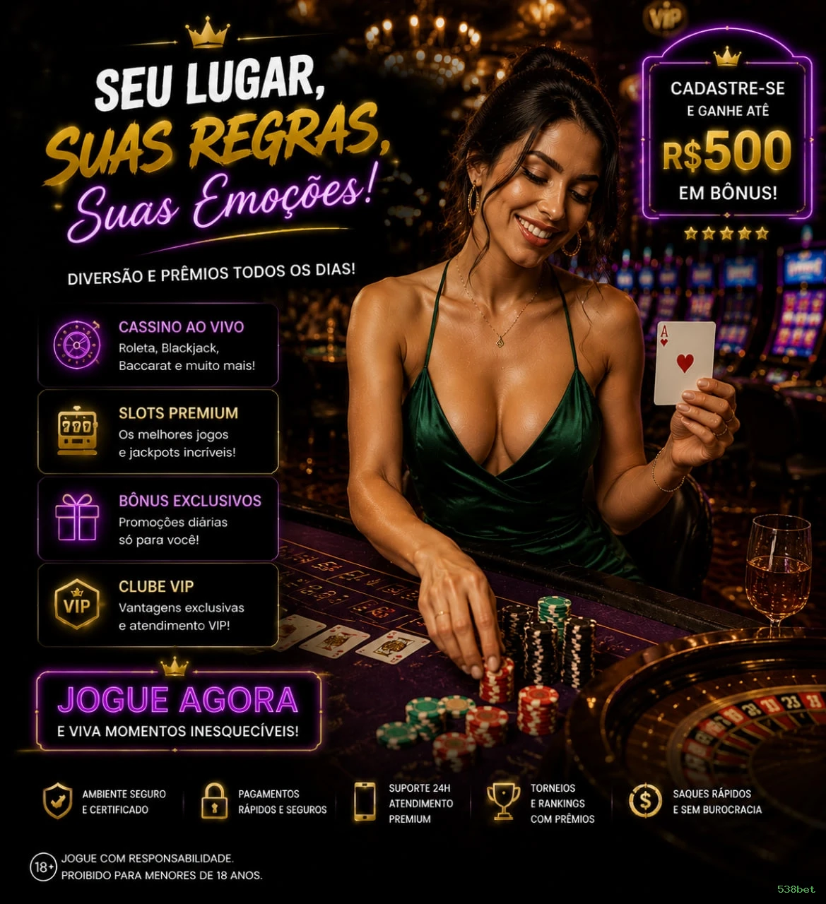 Promoções 538bet